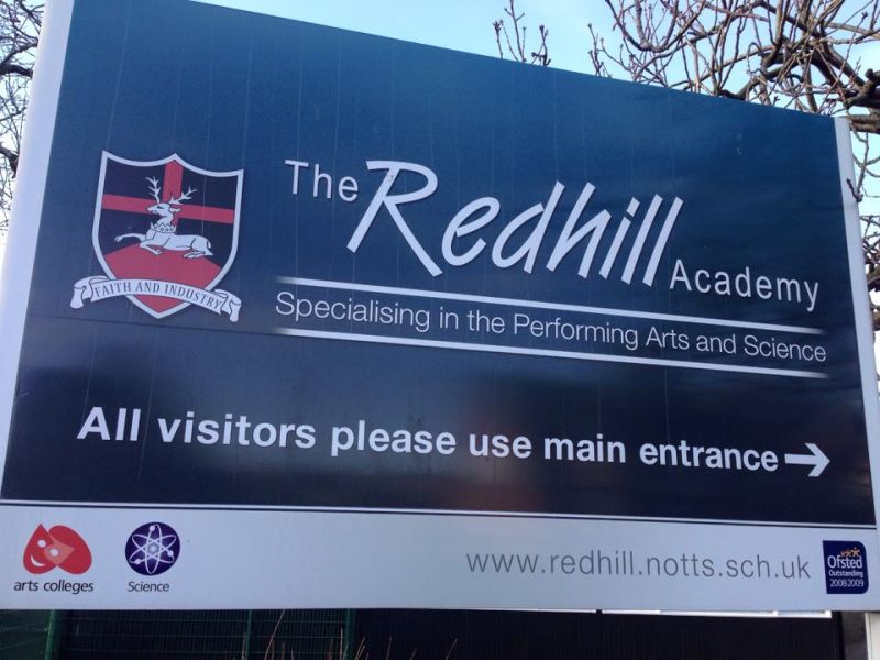 Inside Out Property  Services carrying works out at Redhill Academy Arnold: Swipe To View More Images